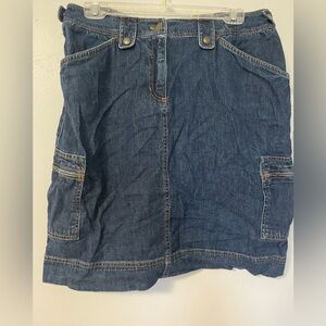Premium denim skirt